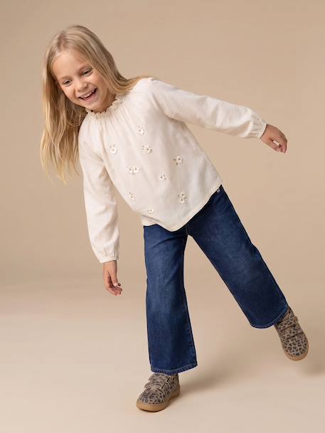 Blouse longue enfant fille écru 6 - vertbaudet enfant 