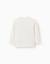 T-shirt en coton à manches longues avec imprimé mickey Blanc 2 - vertbaudet enfant 