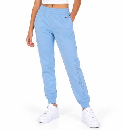 Jogging fille fleece Bleu 1 - vertbaudet enfant 