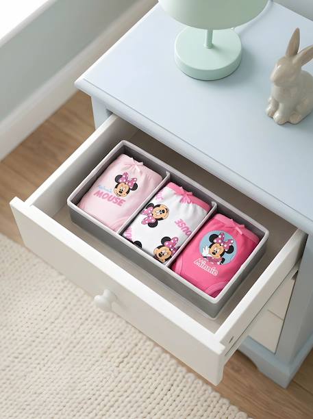 Lot de 3 culottes minnie fille Rose, blanc et médaillon 2 - vertbaudet enfant 