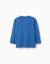 T-shirt en coton à manches longues avec imprimé create Bleu 2 - vertbaudet enfant 