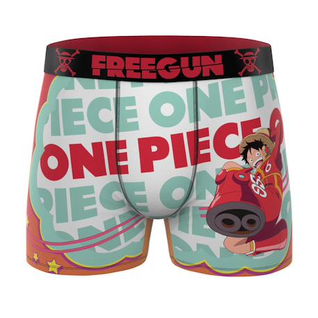 Lot de 5 boxers junior one piece Rouge/orange/gris/vert/rose/bleu 2 - vertbaudet enfant 