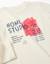 T-shirt en coton à manches longues avec imprimé home studio Blanc 3 - vertbaudet enfant 