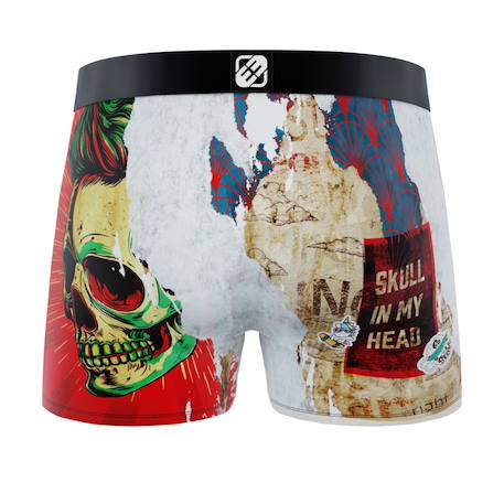 Lot de 3 boxers junior collection pop art Beige/jaune/rose/turquoise/rouge/noir/blanc 6 - vertbaudet enfant 