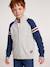 Gilet zippé col montant enfant garçon gris chiné 1 - vertbaudet enfant 