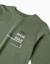 T-shirt en coton à manches longues avec imprimé make again Vert foncé 3 - vertbaudet enfant 