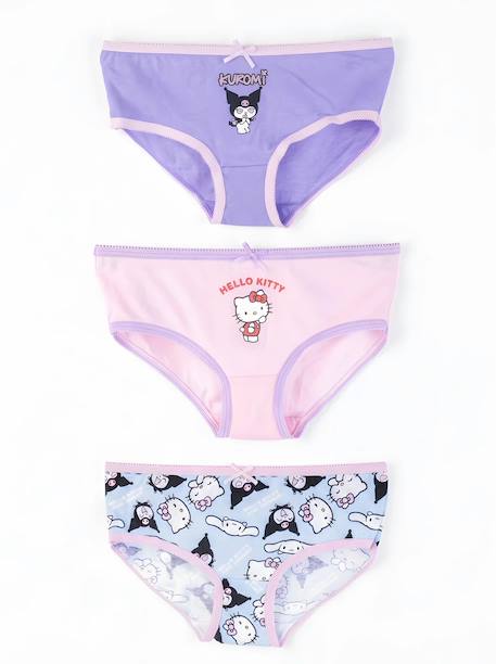 Lot de 3 culottes hello kitty fille Rose et violet 1 - vertbaudet enfant 