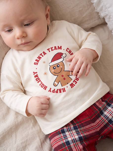 Pyjama 2 pièces naissance Capsule Famille écru 4 - vertbaudet enfant 