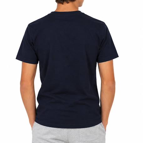 T-shirt garçon à manches courtes signature Blanc+Gris+Gris clair+Marine+Noir+Vert 12 - vertbaudet enfant 