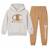 Ensemble de survêtement garçon sweat et jogging Beige 2 - vertbaudet enfant 
