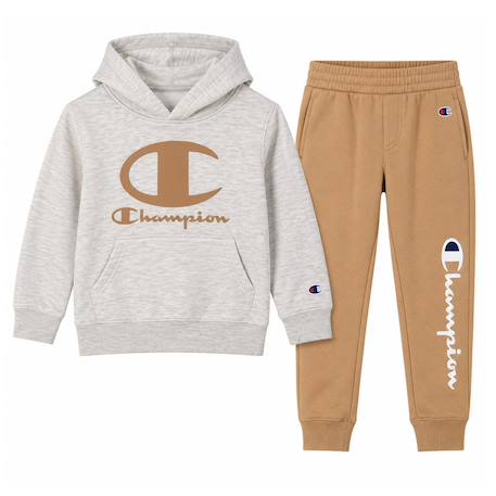 Ensemble de survêtement garçon sweat et jogging Beige 1 - vertbaudet enfant 