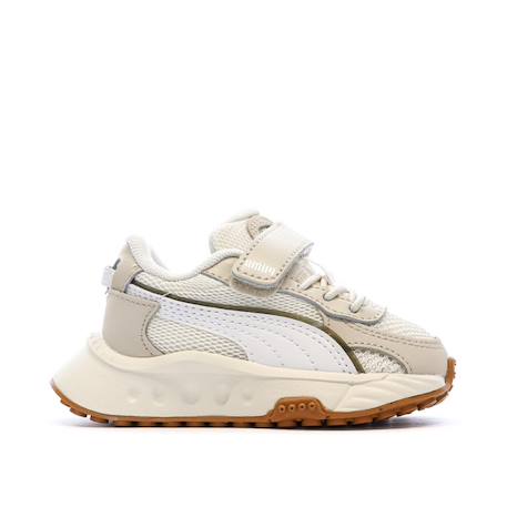 Baskets garçon band Beige 2 - vertbaudet enfant 