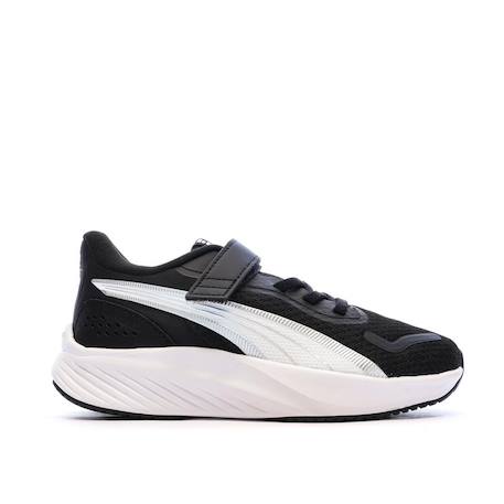 Baskets mixte pounce lite ac+ ps Noir+Noir blanc argent 1 - vertbaudet enfant 