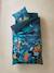 Parure housse de couette enfant et taie d'oreiller JUNGLE NIGHT bleu / multicolore 5 - vertbaudet enfant 