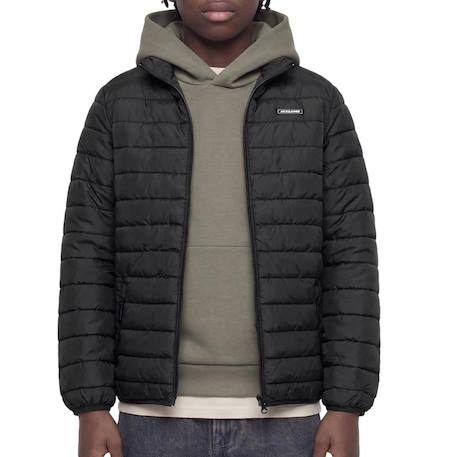 Doudoune légère garçon puffer Noir 1 - vertbaudet enfant 