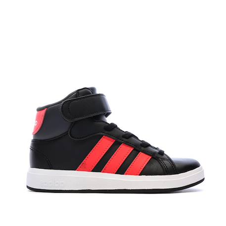 Baskets garçon grand court mid Noir 2 - vertbaudet enfant 