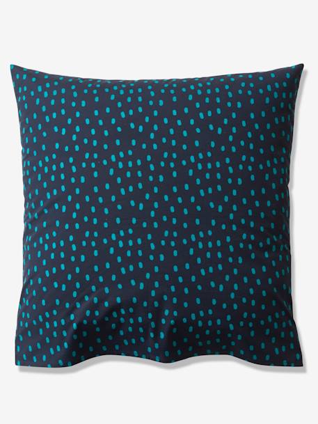 Parure housse de couette enfant et taie d'oreiller JUNGLE NIGHT bleu / multicolore 9 - vertbaudet enfant 