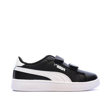 Baskets basses  à scratch Blanc+Noir 8 - vertbaudet enfant 