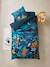 Parure housse de couette enfant et taie d'oreiller JUNGLE NIGHT bleu / multicolore 3 - vertbaudet enfant 