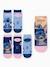 Lot de 7 paires de chaussettes basses stitch Bleu 3 - vertbaudet enfant 