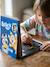 Set de papeterie bluey carnet à gratter et stylo Bleu pailleté 2 - vertbaudet enfant 