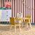 Table carrée enfant bois de pin 2 assises - judith Blanc+Jaune+Rose+Terracotta+Vert+Vert olive 9 - vertbaudet enfant 