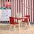 Table carrée enfant bois de pin 2 assises - judith Blanc+Jaune+Rose+Terracotta+Vert+Vert olive 21 - vertbaudet enfant 