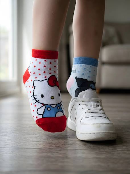 Lot de 7 paires de chaussettes basses hello kitty Rose 3 - vertbaudet enfant 