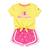 Ensemble fille t-shirt et short Rose 2 - vertbaudet enfant 