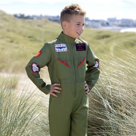 Déguisement enfant – pilote d'avion de chasse Kaki 4 - vertbaudet enfant 