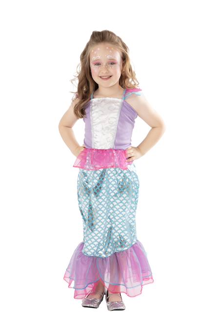 Déguisement enfant fille sirène Bleu et mauve 1 - vertbaudet enfant 