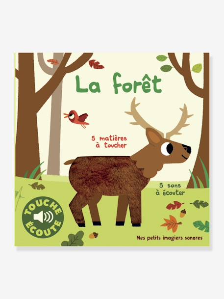 Livre sonore et tactile La forêt GALLIMARD JEUNESSE vert 1 - vertbaudet enfant 