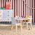Table carrée enfant bois de pin 2 assises - judith Blanc+Jaune+Rose+Terracotta+Vert+Vert olive 4 - vertbaudet enfant 