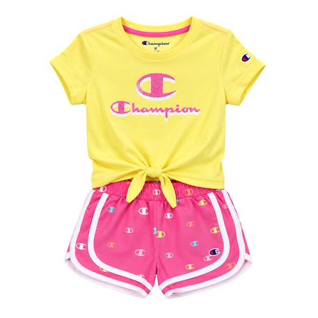 Ensemble fille t-shirt et short - vertbaudet enfant