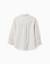 Chemise en coton à manches longues à carreaux Beige clair 2 - vertbaudet enfant 