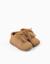 Bottines barefoot à lacets et franges Marron 1 - vertbaudet enfant 