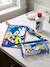 Set de toilette sonic sega : trousse transparente, brosse, gant et flacon Transparent et bleu 1 - vertbaudet enfant 