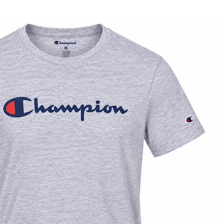 T-shirt garçon à manches courtes signature Blanc+Gris+Gris clair+Marine+Noir+Vert 9 - vertbaudet enfant 