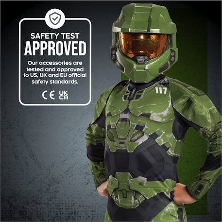 Déguisement enfant garçon halo master chief Vert 5 - vertbaudet enfant 