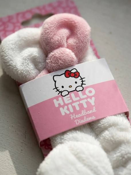 Turban de maquillage hello kitty sanrio polyester réglable Rose 3 - vertbaudet enfant 