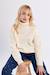 Pull oversize, col roulé - fille Fuchsia+Noir+Offwhite 11 - vertbaudet enfant 