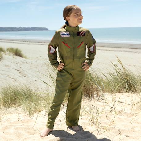 Déguisement enfant – pilote d'avion de chasse Kaki 3 - vertbaudet enfant 
