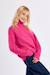 Pull oversize, col roulé Fuchsia+Noir+Offwhite 4 - vertbaudet enfant 
