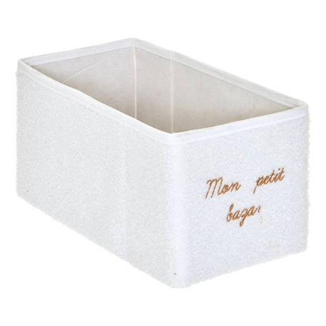 Boîte de rangement pliable - yuki Beige+Blanc 4 - vertbaudet enfant 