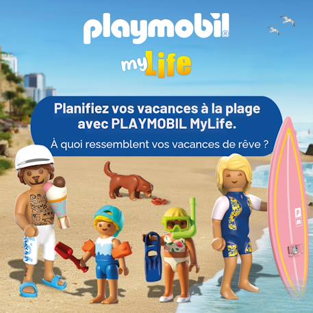 Camion de glaces avec surf shop playmobil Multicolour 6 - vertbaudet enfant 