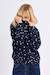 Pull en maille, imprimé pois - fille Navy blue 1 - vertbaudet enfant 