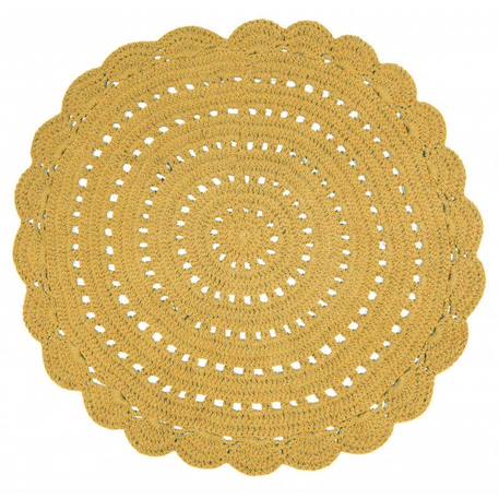 Tapis chambre enfant crochet alma Blanc+Bleu+Ecru+Gris+Jaune+Lin+Rose 23 - vertbaudet enfant 