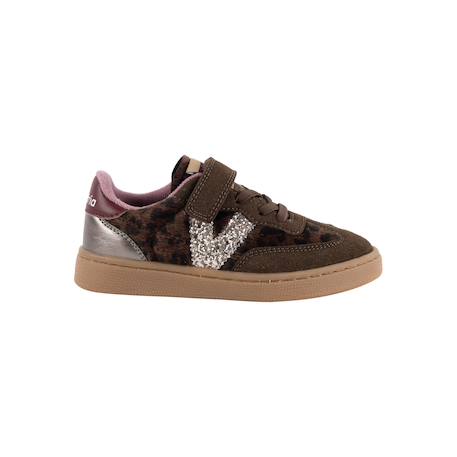 Baskets basses à scratch fille Marron 1 - vertbaudet enfant 