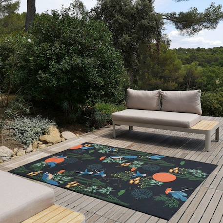 Tapis enfant bloom en polypropylène Noir 3 - vertbaudet enfant 
