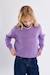 Pull en maille à motifs étoiles Mauve+Noir+Purple 14 - vertbaudet enfant 